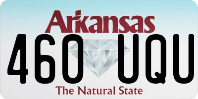 AR license plate 460UQU