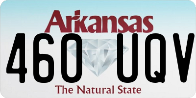 AR license plate 460UQV