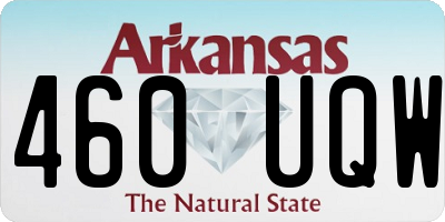 AR license plate 460UQW