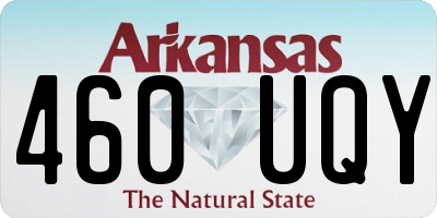 AR license plate 460UQY