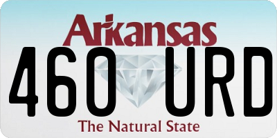 AR license plate 460URD