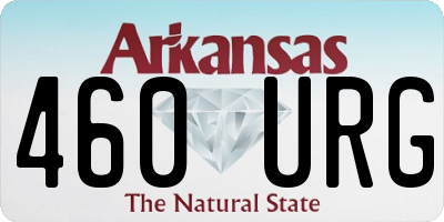AR license plate 460URG