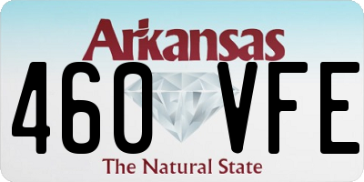 AR license plate 460VFE
