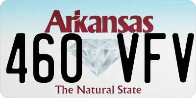 AR license plate 460VFV