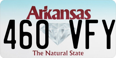 AR license plate 460VFY