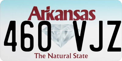 AR license plate 460VJZ