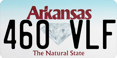 AR license plate 460VLF