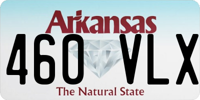 AR license plate 460VLX