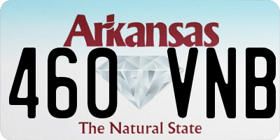 AR license plate 460VNB