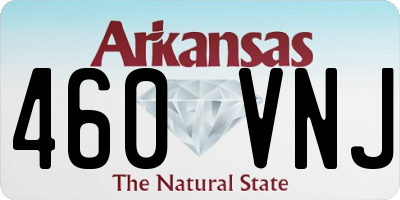 AR license plate 460VNJ