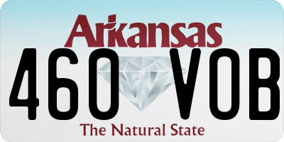 AR license plate 460VOB