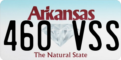 AR license plate 460VSS