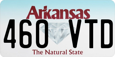 AR license plate 460VTD