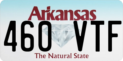 AR license plate 460VTF