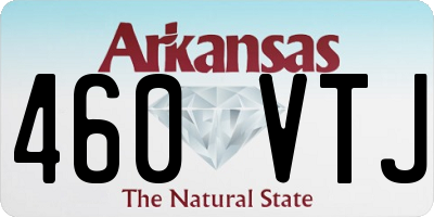 AR license plate 460VTJ