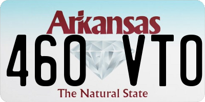AR license plate 460VTO
