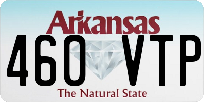 AR license plate 460VTP