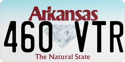AR license plate 460VTR