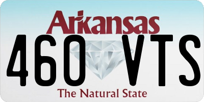 AR license plate 460VTS