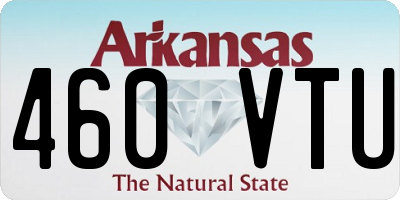 AR license plate 460VTU