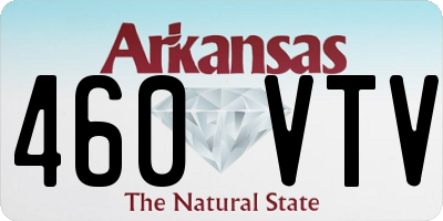 AR license plate 460VTV