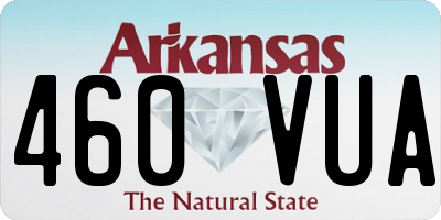 AR license plate 460VUA