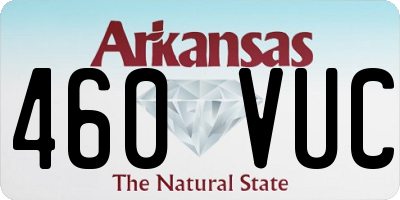 AR license plate 460VUC