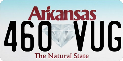 AR license plate 460VUG