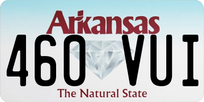 AR license plate 460VUI