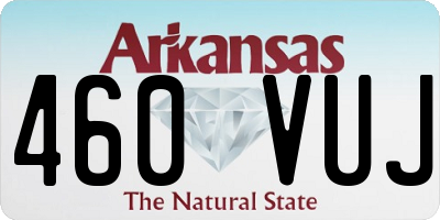 AR license plate 460VUJ