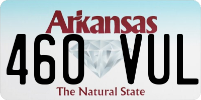 AR license plate 460VUL