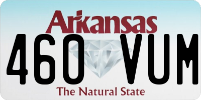 AR license plate 460VUM