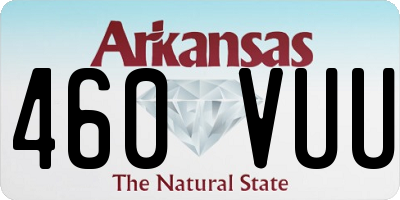 AR license plate 460VUU