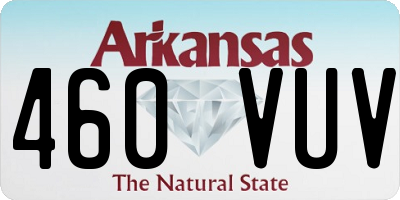 AR license plate 460VUV