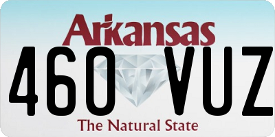 AR license plate 460VUZ
