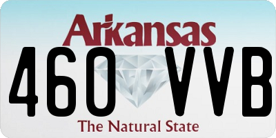 AR license plate 460VVB