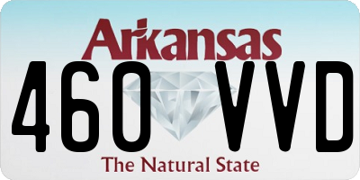 AR license plate 460VVD