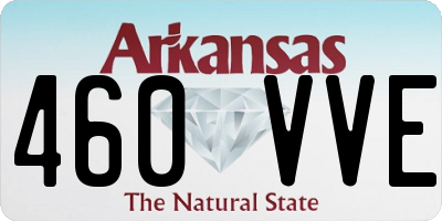 AR license plate 460VVE