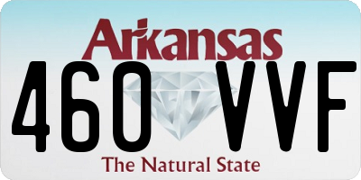 AR license plate 460VVF