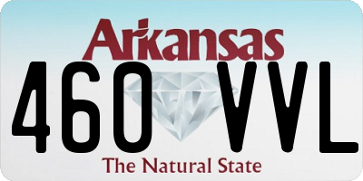 AR license plate 460VVL