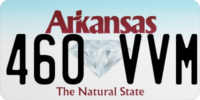 AR license plate 460VVM