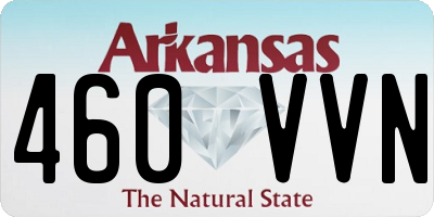 AR license plate 460VVN