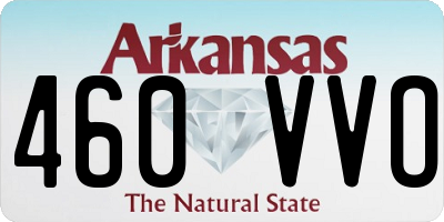 AR license plate 460VVO
