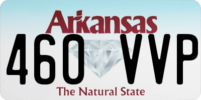 AR license plate 460VVP