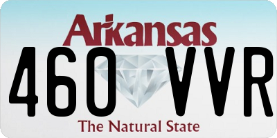 AR license plate 460VVR