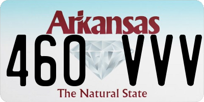 AR license plate 460VVV