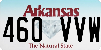 AR license plate 460VVW