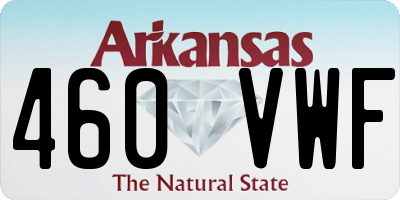 AR license plate 460VWF