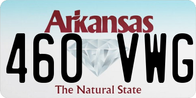AR license plate 460VWG