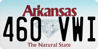 AR license plate 460VWI